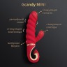 Gvibe Gcandy Mini - Витой вибратор с клиторальным стимулятором, 19х3.5 см (только доставка)