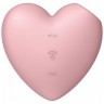 Вакуумный стимулятор Cutie Heart light Satisfyer розовый