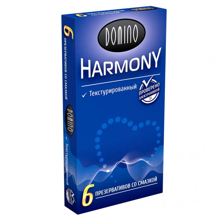 Презервативы текстурированные Domino Harmony (в уп. 6 штук)