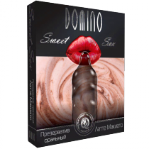 Презервативы оральные Domino Sweet Sex Латте Макиато (в уп.3 шт)