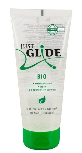 ОРГАНИЧЕСКАЯ СМАЗКА НА ВОДНОЙ ОСНОВЕ JUST GLIDE BIO 200 мл.