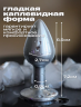 Анальная пробка с кристаллом Small Silver Ruby SSilR (S)