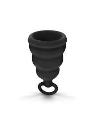 Gvibe Gcup Black силиконовая менструальная чаша с защитой от протечек, 10 мл (только доставка)