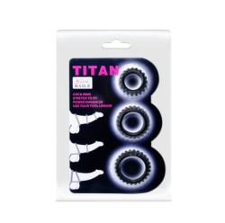Набор Titan из трех эрекционных колец Pretty Love