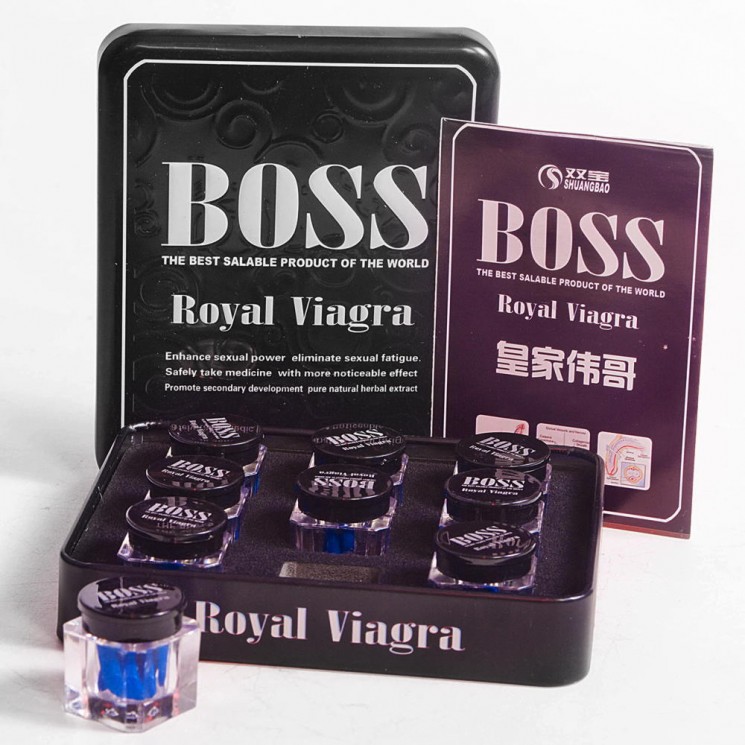 Возбудитель мужской Boss Royal Viagra (Королевская Виагра Босс, цена за 3 таблетки)