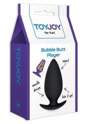 Анальная пробка Bubble Butt Player Toy Joy, 10.5 см (чёрный) (только доставка)