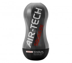 Многоразовый мастурбатор с вакуумным эффектом Tenga Air-Tech Squeeze Strong, 17х8 см. (только доставка)