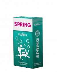 ПРЕЗЕРВАТИВЫ SPRING BUBBLES - С ПУПЫРЫШКАМИ (цена за 1 шт)