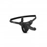 Easytoys Silicone bended strap-on - рельефный страпон, 14.5х2.9 см. (только доставка)