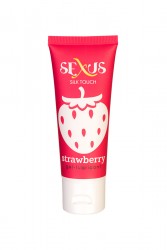 ГЕЛЬ-ЛУБРИКАНТ SEXUS НА ВОДНОЙ ОСНОВЕ С АРОМАТОМ КЛУБНИКИ SILK TOUCH STAWBERRY 50 МЛ