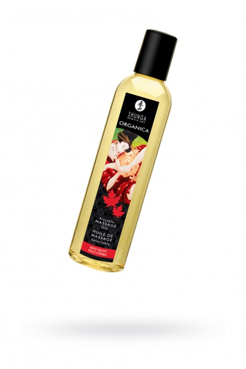 Массажное масло SHUNGA Organica Maple pleasure (Кленовое наслаждение), 250 мл