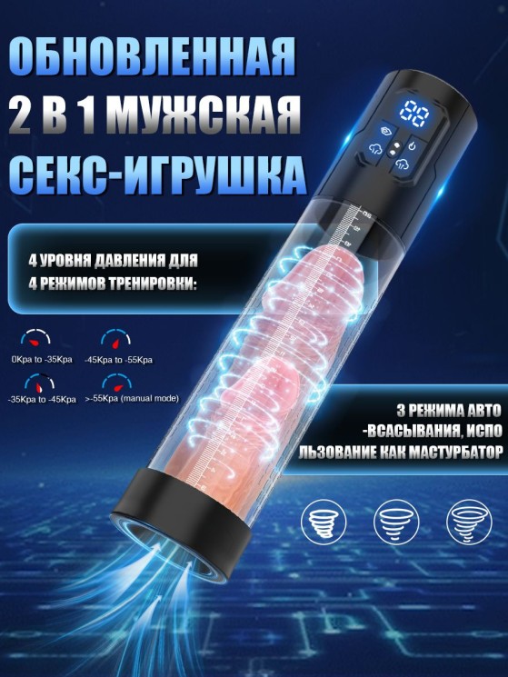 Автоматическая Гидропомпа Мастурбатор