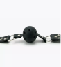 BREATHABLE BALL GAG КЛЯП С ОТВЕРСТИЯМИ (КРАСНЫЙ, ЧЕРНЫЙ)