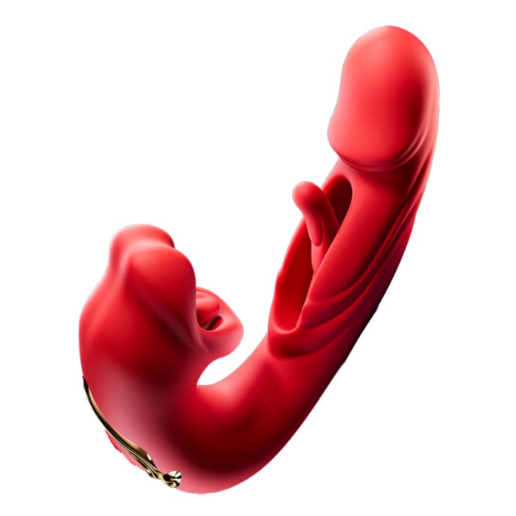 Вибратор с клиторальной стимуляцией BODY-SAFE