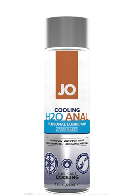 Анальный охлаждающий лубрикант на водной основе / JO Anal H2O Cooling 4oz - 120 мл.
