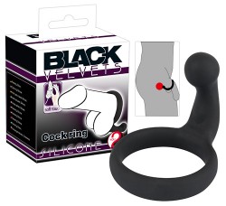КОЛЬЦО ДЛЯ ПЕНИСА-СТИМУЛЯТОР ПРОСТАТЫ BLACK VELVETS