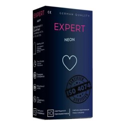 ПРЕЗЕРВАТИВЫ EXPERT NEON № 10 (СВЕТЯЩИЕСЯ), 10 штук