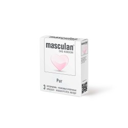 ПРЕЗЕРВАТИВЫ MASCULAN PUR № 3 (УТОНЧЕННЫЕ ПРОЗРАЧНЫЕ) 3 штуки