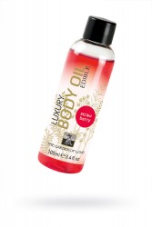 Съедобное масло для тела с ароматом клубники 100 мл