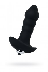 АНАЛЬНАЯ ВТУЛКА S-HANDE BUBLE С ВИБРАЦИЕЙ, СИЛИКОН, ЧЁРНЫЙ, 10,3 СМ