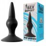 Анальная втулка Sex Expert Anal pleasure черная, L 90 D 31 мм арт. SEM-55046