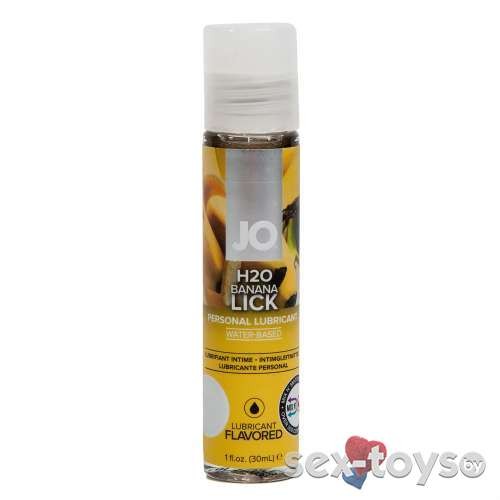 Оральный лубрикант System JO - H2O Flavored Banana Lick (30 мл)