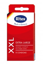ПРЕЗЕРВАТИВЫ RITEX XXL № 8 (УВЕЛИЧЕННОГО РАЗМЕРА), 8 штук