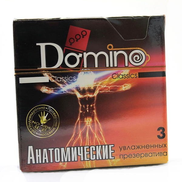 Презервативы Domino Classics Анатомические (в уп.3 шт)