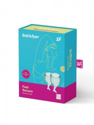 Satisfyer Feel Secure - набор менструальных чаш, 15 мл и 20 мл (Только доставка)