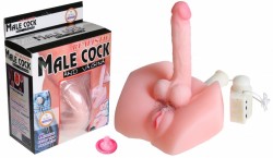 Гнущийся фаллос с вагиной Male Cock and Vagina