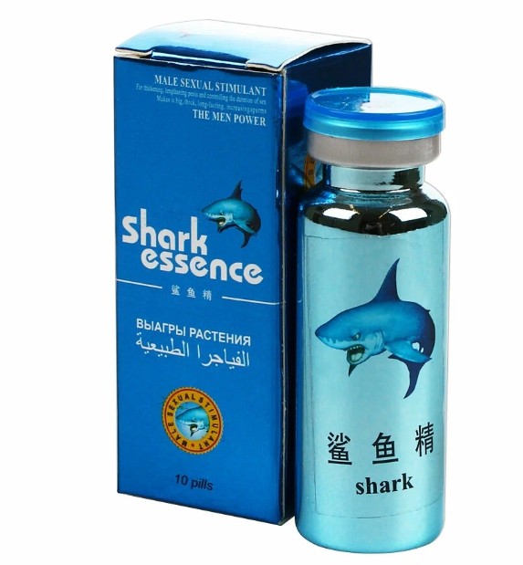 SHARK ESSENCE Акулий экстракт таблетки для потенции 10 шт.