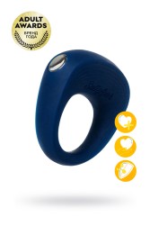 Эрекционное кольцо на пенис Satisfyer Rings, силикон, синий 5,5 см.