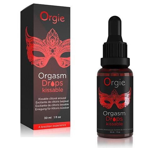 Стимулирующие капли для женщин Orgie Orgasm Drops Kissable