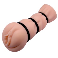 Bangers Mega Tight Male Mastubator - мастурбатор с тремя кольцами сжатия, 14х4.5 см (Только доставка)