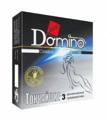 Презервативы ультратонкие Domino Classics Тончайшие (в уп. 3 шт)