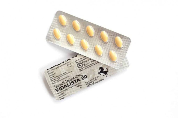 Возбудитель потенции Vidalista-60 Сиалис Тадалафил (цена за таблетку)