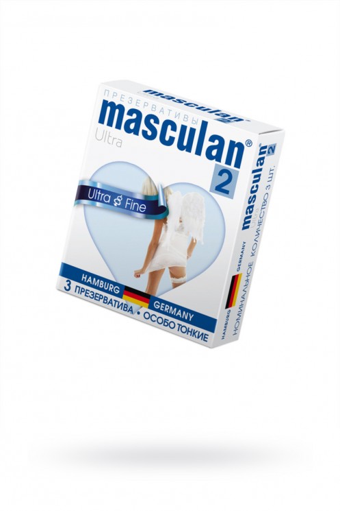 Презервативы особо тонкие Masculan Ultra Fine 2 (в уп. 3 шт)