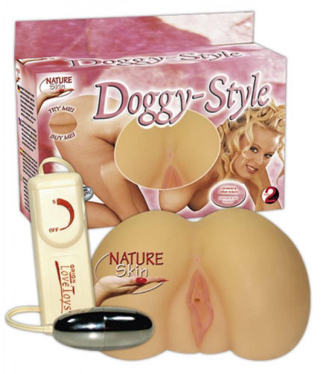 1Реалистичная попка с вагиной и анусом "Doggy-Style"