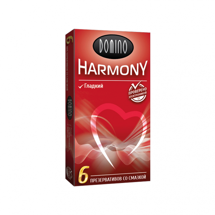 Презервативы гладкие Domino Harmony (в уп. 6 шт)
