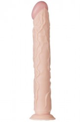 Фаллоимитатор реалистик Dream Toys Flesh XL с мощной присоской, 33 см