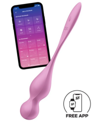 Тренажер для интимных мышц с вибрацией Satisfyer Love Birds 1 розовый (Connect App)