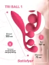 Мультифункциональный вибратор для тройной стимуляции Satisfyer Tri Ball 2 голубой