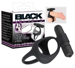 Black Velvets Эрекционное кольцо с вибропулей