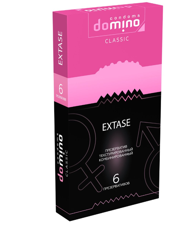 ПРЕЗЕРВАТИВЫ DOMINO CLASSIC EXTASE 6 штук