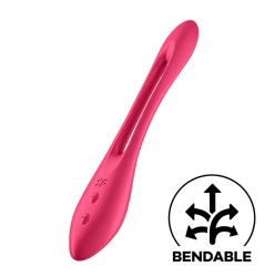 Универсальный гибкий вибратор для пар Satisfyer Elastic Joy, красный