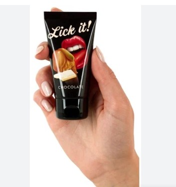 СЪЕДОБНЫЙ МАССАЖНЫЙ ГЕЛЬ LICK IT! СО ВКУСОМ ШОКОЛАДА 50 МЛ.