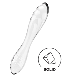 Стеклянный фаллоимитатор Satisfyer Dazzling Crystal, прозрачный