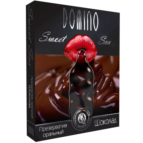 Презервативы оральные Domino Sweet Sex Шоколад (в уп.3 шт)