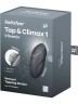 Клиторальный стимулятор с вибрацией Satisfyer Tap&Climax 1 черный